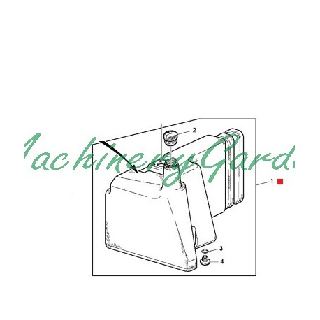 Depósito de combustible John Deere 6530 6630 6830 6930