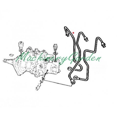 Tubo Bomba Inyectora John Deere 1030 1130 1630