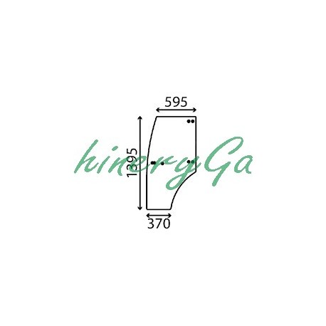 Cristal Puerta Izquierda John Deere serie SERIES 5G-5GF-5GV