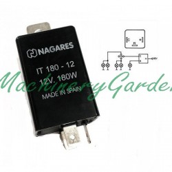 Relé Intermitencia 3 conectores IT 180-12 John Deere serie 20 30 35