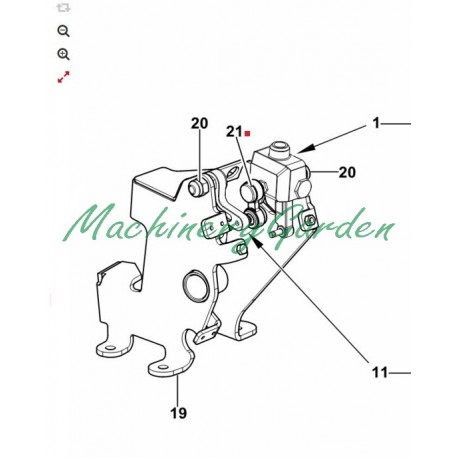 Cambio de marchas basculante Same Iron 110