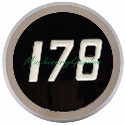 Emblema de  Plástico Massey Ferguson 178