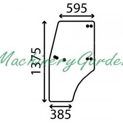Cristal Puerta Izquierda John Deere 5310N 5410N 5510N