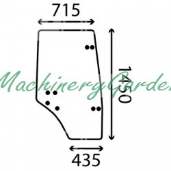 Puerta Derecha Same Silver 85 95 105 110 115 130