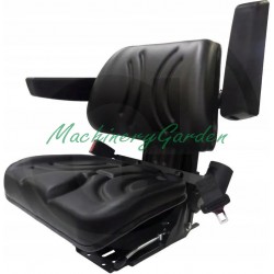 Asiento de tractor con reposabrazos