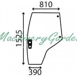 Cristal Izquierdo Massey Ferguson 5600 5700 6600 6700 7600 7700