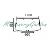 Cristal Trasero John Deere 7020 7030 8000 8010 8020