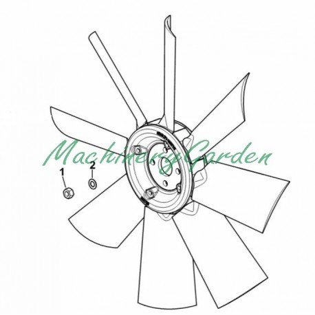 Ventilador Deutz-Fahr 5E 5Ecoline Agroplus