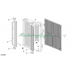 Rejilla radiador John Deere 5620 5720 5820