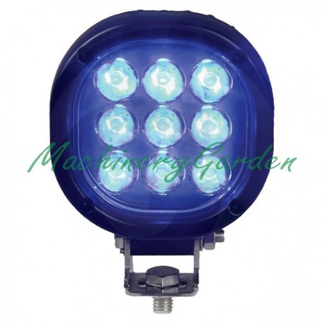 Faro de trabajo azul LED para barras de pulverización