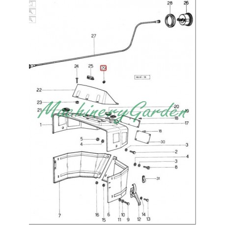 Cable cuenta horas Same Centauro 70