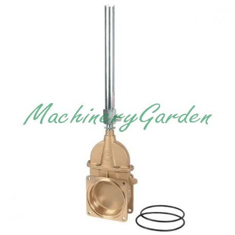 Válvula 6" con brida y cilindro hidráulico