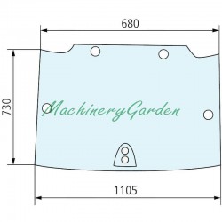 Luna delantera New Holland T4000 y TN