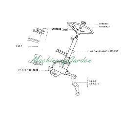 Volante direccíon Tractor Fiat