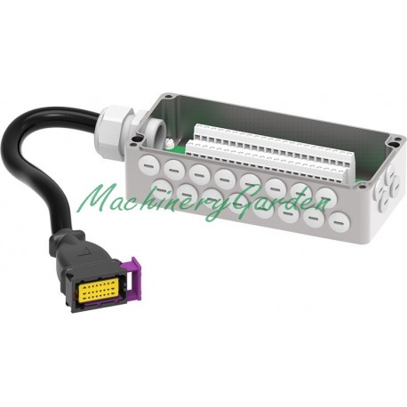 Configuración de cableado para IBX100 sensores y válvulas