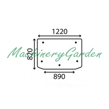 Cristal Trasero Same Laser 90 100 110 130 150