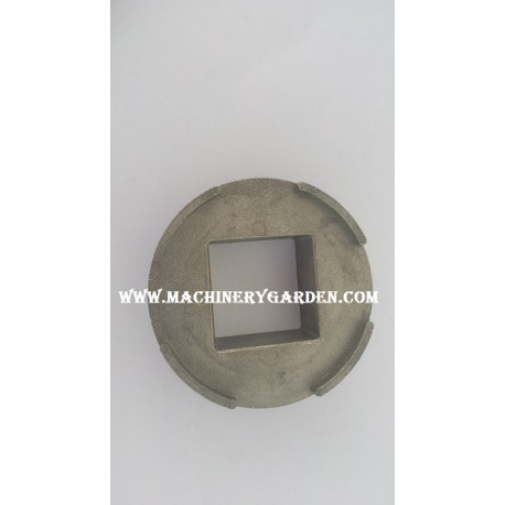 Plato de aluminio de peladora en cruz