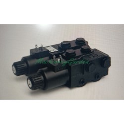 Válvula selectora 8 vias de 12V cazo cocodrilo 3º funcion pala Tenias serie 200