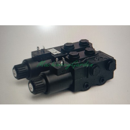 Válvula selectora 8 vias de 12V cazo cocodrilo 3º funcion pala Tenias serie 200