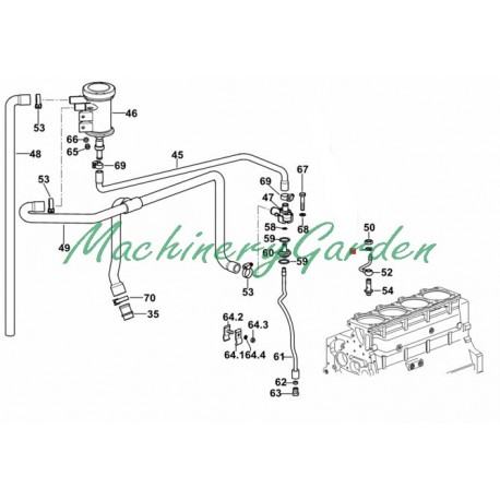 Arandela de cobre Same