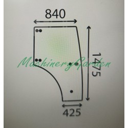 Cristal puerta derecha John Deere 5105GF