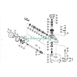 Carcasa reductor rastrillo hilerador Kuhn GA4121GM