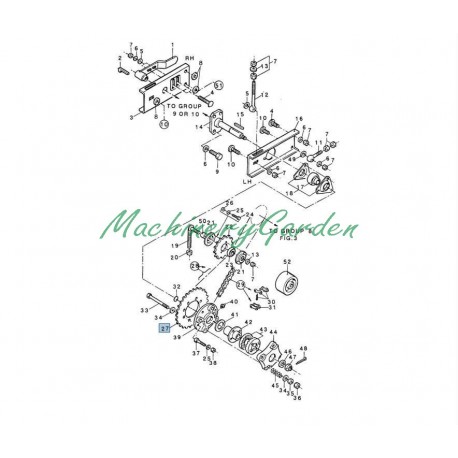 Piñon Z49 Cosechadora New Holland 8070  TC54 TF44 TC52