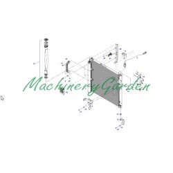 Condensador aire acondicionado Fendt serie 300