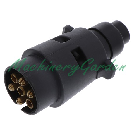 CLAVIJA DE PLÁSTICO 7 POLOS CONEXIÓN CON TORNILLOS - 12V.