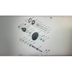 Kit reparación paquete doble tracción John Deere 7600 7700 7800