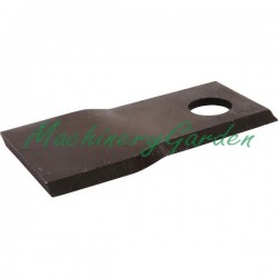 Cuchilla derecha segadora Krone 118x48x4mm, Ø19mm