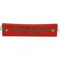 Reflector rectangular rojo