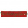 Reflector rectangular rojo
