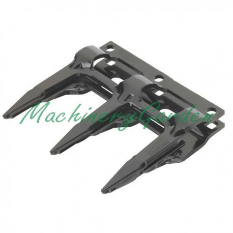 Dedo triple, 12mm, negro