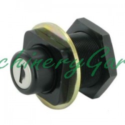 Pulsador boton con llave puerta izquierda