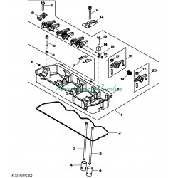 Junta de la carcasa del balancín de la culata