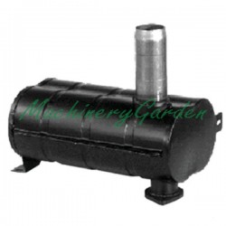 Silencioso tubo de escape john deere serie 50