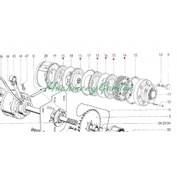 Kit de embrague recogedor empacadora Welger D4000