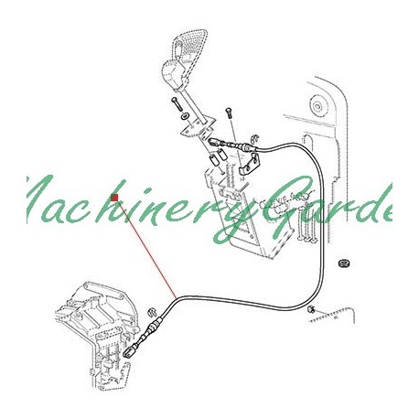 Cable marchas John Deere serie 6020