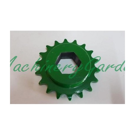 Piñon principal transmision Z18 Rotoempacadora John Deere