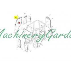 Cristal Para puerta derecho John Deere 5100GF 5090GV