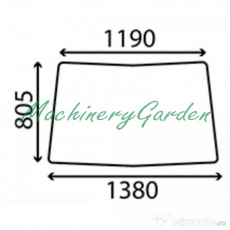 Luna delantera John Deere serie 6000 6010 6020 6030