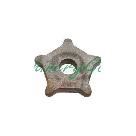 Piñon de cadena 12x80 de 5 dientes eje 45mm
