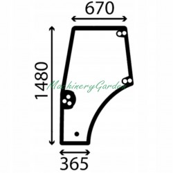 Cristal Puerta Izquierda New Holland TD5000 TDD TS6 TS6000