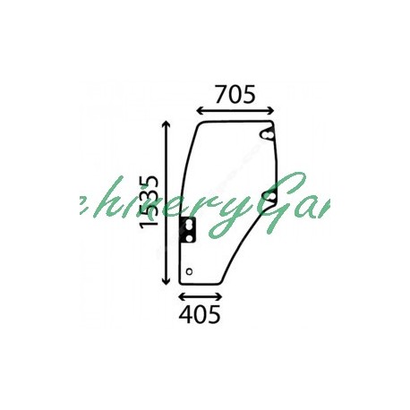 Cristal Izquierdo New Holland TM115 135 190