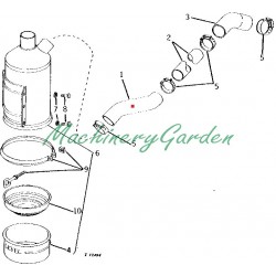 Manguito de filtro de baño aceite John Deere 2135