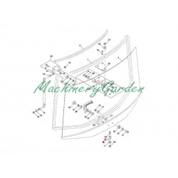 Pestaña Luna Trasera John Deere serie 6000 6010 6020