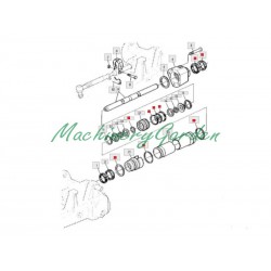Kit reparacion botella hidraulica direccion doble traccion John Deere 2250 2450